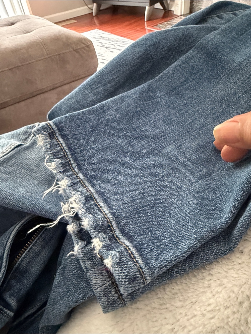 Judy Blue Boyfriend Fit Blue Jeans Size 7/28 stretchy - Picture 7 of 7